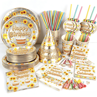 Décorations de fête de Noël/Nouvel An holographiques de 7/8/9 pouces - Ensemble de vaisselle jetable, chapeaux de paille et sacs, style nordique, pour usage extérieur