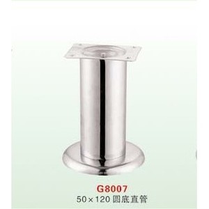 Pata de Mueble de Acero Inoxidable G8007, 50x120, Base Redonda, Tubo Recto, Soporte Resistente para Sofá - Product Image 1