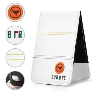 Funda de cuero duradera para tarjetas de puntuación de golf, diseño de fábrica, para guardar tarjetas de puntuación de golf - Product Image 3