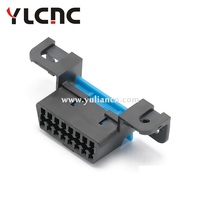 Venta directa de fábrica YLCNC 16 pines hembra OBD2 conector OBD 2 enchufes de cable adaptador Obd 51116-1601/12110250 DJ7161F-1.5-200-P