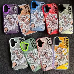 <span class=keywords><strong>Coque</strong></span> de téléphone One Piece Luffy en promotion pour <span class=keywords><strong>iPhone</strong></span> 16 15 Pro Max <span class=keywords><strong>14</strong></span> 13 12 11, protection antichoc IMD en PC - Product Image 1