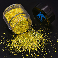 Paillettes métalliques en forme de bulles épaisses pour l'artisanat en résine époxy, non toxiques, écologiques, tailles de 1/4 à 1/1000 pouces pour les gobelets