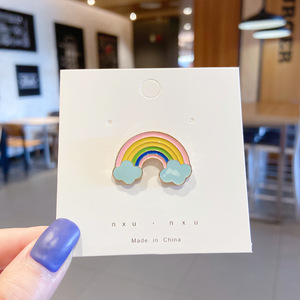 Ghim kim loại bán buôn, nhiều kiểu dáng, <span class=keywords><strong>100</strong></span> mẫu ghim cài áo men dễ thương dành cho mũ và quần áo - Product Image 5