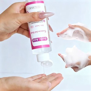 Boric Acid Foam <b>Wash</b> Sensitive Feminine <b>Wash</b> Plant Based Paraben Free pH Balanced Feminine Cleanser - Product Image 4
