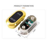 Serrure de casier RFID en alliage de zinc pour déverrouillage par carte, idéale pour armoire, tiroir et casier de gym