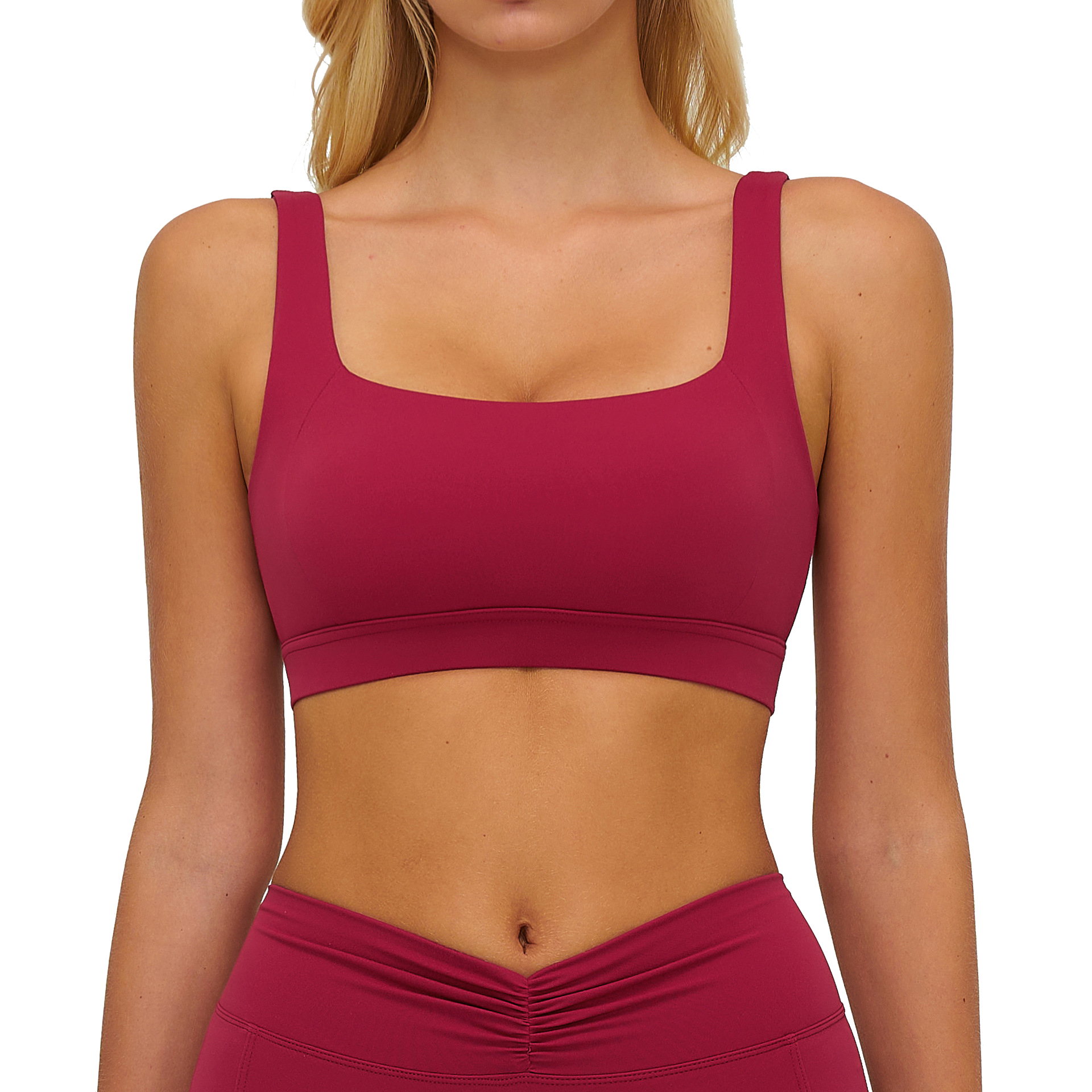 Women's High Support Padded Spandex Sports Bra-Breathable Back Support For Gym Running & Fitness Yoga Wear