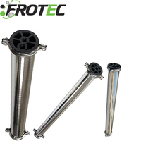 Boîtier de membrane RO 4040, boîtier de filtre à cartouche en acier inoxydable pour installation RO