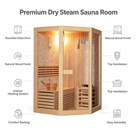 Salle de sauna intelligente personnalisée avec finition en bois de luxe et technologie de chauffage innovante pour les projets modernes de style de vie bien-être