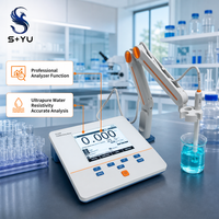 Analyseur de conductivité professionnel SYU EC300F, résistivimètre EC de paillasse, stockage de 500 données, pour la recherche universitaire et la qualité de l'eau