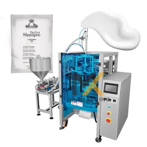 Automatic bag sachet 100ml 200ml liquid hotel gel filling packing machine for shampoo