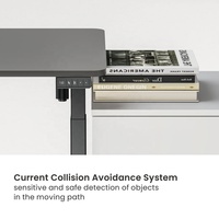 Table de bureau à domicile moderne bon marché à hauteur réglable moteur unique ergonomique assis debout ordinateur électrique ordinateur portable bureau debout