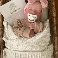 Muñecas Reborn Realistas Niña de 49 cm Muñecas Recién Nacidas de Aspecto Realista de Silicona Suave de Cuerpo Completo Bebé de la Vida Real