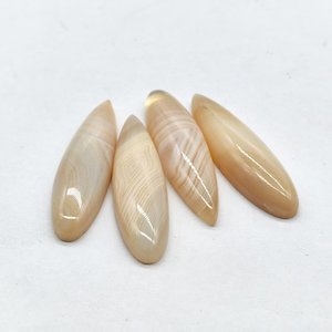 Ágata con bandas, varios tamaños, cabujón de forma libre, piedra suelta para la fabricación de joyas - Product Image 3