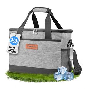 Bolsa Térmica de Playa, Impermeable, con Aislamiento de Algodón, para Panel Solar, Portátil, Personalizada, para Picnic, Entrega de Comida, Vino - Product Image 2