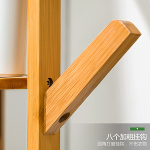 Simple coat <b>rack</b>, floor-standing <b>clothes</b> <b>rack</b>, household standing <b>clothes</b> <b>rack</b>, easy-to-use storage <b>rack</b> for bedroom and rental - Product Image 3