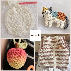 Nouvel Arrivage Crochets en Aluminium <span class=keywords><strong>à</strong></span> Tête Argentée et Manche en Bois Rouge Précieux 3.0mm-10mm, Aiguilles <span class=keywords><strong>à</strong></span> Crocheter Antirouille pour Tricot Manuel DIY - Product Image 4