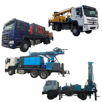 Système complet de forage de puits d'eau monté sur camion pour forages profonds de 200 m avec moteur et engrenages – Service tout-en-un