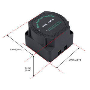 ตัวแยกแบตเตอรี่คู่ 12V 140A ตัวควบคุมอัจฉริยะสำหรับรถยนต์และเรือยอชท์ - Product Image 2