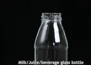 Il disegno su misura è accettato Piccolo moq Latte/Succo/bevanda bottiglia di vetro - Product Image 3