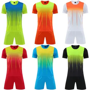 Hot Selling Quick Dry Futebol Treinamento Camisas 100% Poliéster Soccer Jersey para Homens e Adultos