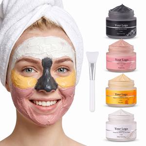 Mascarilla Facial Vegana, Cruelty-Free, con Extractos de Plantas, Iluminadora, Control de Sebo, <span class=keywords><strong>Exfoliante</strong></span>, con PDRN de Rosa, Blanqueadora, de Arcilla Rosa - Product Image 3