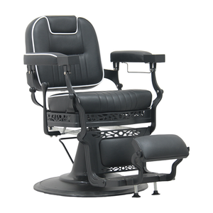 Silla de barbero sencilla y elegante, ajustable en altura y posición reclinable, adecuada para uso en peluquerías. - Product Image 1