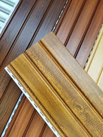 Panneau de plafond en PVC léger avec un design moderne pour les avant-toits et les revêtements muraux des bâtiments