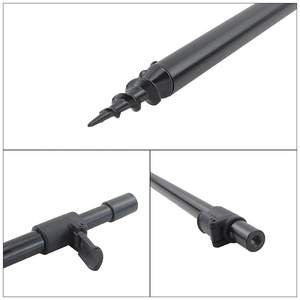 Bâtons de banque de pêche à la <span class=keywords><strong>carpe</strong></span> en aluminium, accessoires de pêche, 1 pièce - Product Image 3