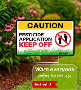 High Visibility Outdoor Yard Signs <b>Custom</b> Print Waterproof for Lawn Roadside Traffic Safety Warning Signage - Product Image 6