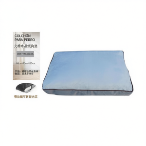 Cuccia per Animali Domestici di Alta Gamma Azzurra 70*50CM, Tappetino per Cani in Seta Spessa 10CM - Product Image 2