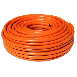 JG Orange Flexible PVC LPG Gas Hose Pipe Low Pressure Propane Gas Cylinder Hose Home Use LPG Gas Cooker Hose