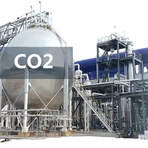 อุปกรณ์เครื่องกําเนิดก๊าซ CO2 เกรดอาหารความบริสุทธิ์ 99.99% โรงงานผลิตคาร์บอนไดออกไซด์เหลวสําหรับโครงการ EPC แบบครบวงจร