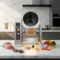 Machine de cuisson robotisée commerciale Lestov de 3,5 kg, en acier inoxydable, puissance 5000 W, nettoyage facile pour les restaurants de restauration rapide