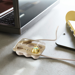 Modern Style Fast Charge 2 TYPE-C <b>USB</b> EU Standard Power Strips with Dust Cap Socket 4 AC Outlets <b>Switch</b> Artistic Design - Product Image 1