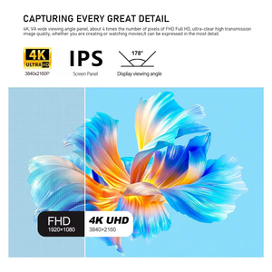 新款27 32英寸4K 120Hz 144Hz 150Hz 320Hz 1ms IPS面板100% SRGB白色电子竞技游戏监视器，带发光二极管背光 - Product Image 4