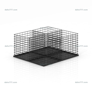 슈퍼마켓 스틸 클래식 가정용 경량 조립 와이어 디스플레이 랙 - Product Image 3