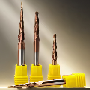 SRM Tapper Ball Nose Bit Carbure Ballnose 6mm Mèches de travail du bois Tapered CNC Bits pour la sculpture sur bois Ball Nose 6mm - Product Image 6