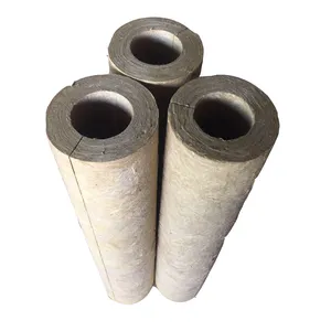 High Temperature Mineral Wool Tube for Industrial Pipe Mineral Wool Sections Jacket Insulation Tube Stone Wool Cover