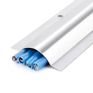 Custom Size Stainless Steel Half Round Waterproof Network Wiring Duct Cable Trunking