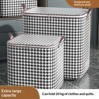 Organisateur de vêtements portable en tissu non tissé, sac de rangement pour couettes anti-humidité, grande capacité, pour la maison et le dortoir