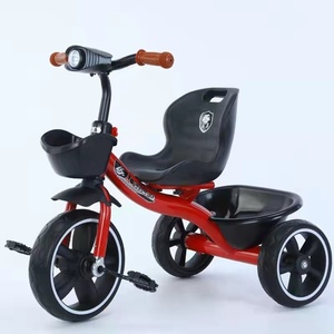 Vente en gros – Tricycles et voitures à pédales en métal édition de luxe en stock pour enfants de 3 à 6 ans – Vélos à pousser pour bébés – Voitures jouets pour enfants - Product Image 4