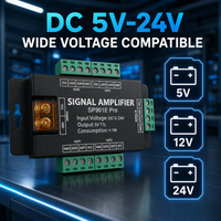 Amplificateur de signal coloré SP901E Pro, DC5-24V, 8 canaux de sortie, cascade parallèle pour tous les contrôleurs LED RGBIC adressables