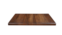 Planche de restaurant en bois massif, table carrée/rectangulaire en bois de frêne rustique