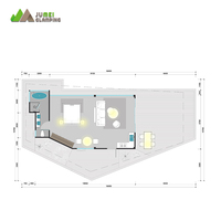 Fournisseur fabrique des maisons de glamping ultra-épaisses et super luxueuses pour l'extérieur