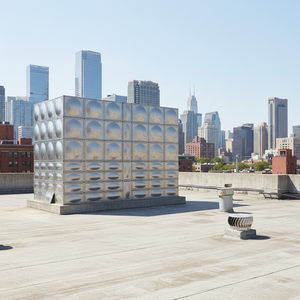 Réservoir d'<span class=keywords><strong>eau</strong></span> en acier inoxydable poli miroir Jinlink, facile à nettoyer sans coins difficiles à nettoyer, adapté à l'utilisation <span class=keywords><strong>de</strong></span> l'<span class=keywords><strong>eau</strong></span> <span class=keywords><strong>de</strong></span> process - Product Image 1