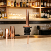 Verseur de vin et de liqueur de luxe en acier inoxydable avec bec verseur rapide pour bar, fête, accessoires de bar, ustensile de bar en métal