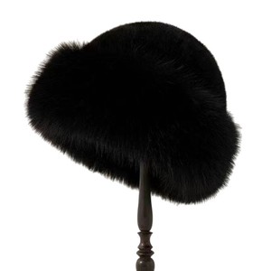 fisherman hat Fisherman Hat Thicken Plush Warm Fur Hat Fluffy Beanie Warm <b>Thick</b> Hat Mongolian Caps for Casual Trips Sports - Product Image 5