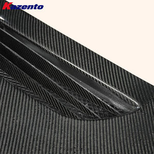 Para Nissan Silvia S13 180SX DM estilo parachoques delantero de carbono capó con ventilación - Product Image 6