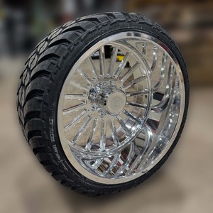 Jantes forgées pour camion avec enjoliveurs flottants polis 24x14 26x16 28 30 <span class=keywords><strong>pouces</strong></span> 8x6.5 8x170 6x139.7 6x5.5 pour Ford F250 RAM Silverado - Product Image 3