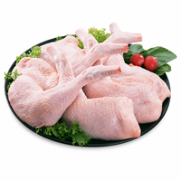 Cuisses de poulet congelées de qualité supérieure, fraîchement transformées, certifiées Halal, pour la vente en gros